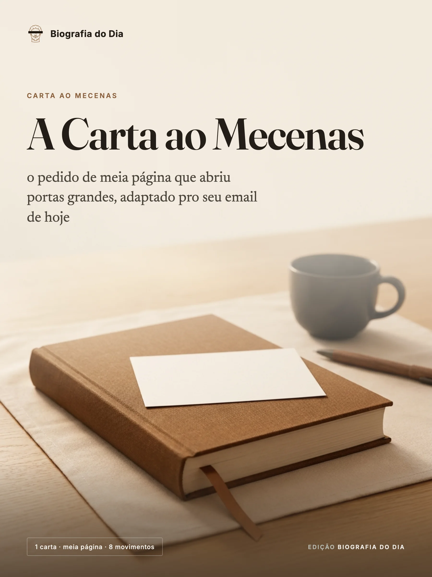 Capa do ebook A Carta ao Mecenas